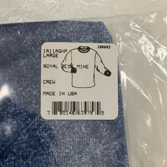 XGO MINERAL WASH PRINT LS - Royal Blue Mineral - Picture 6 of 8